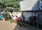 Kerja Bakti, Koramil 1423-02/ Marioriawa Bersama Siswa dan Masyarakat 