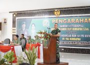 Danrem 141/Tp Brigjen TNI Andre Clift Rumbayan Kunjungi Kodim 1406/Wajo