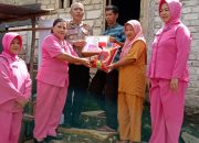Bhayangkari Peduli, Ketua Bhayangkari Ranting Tondong Tallasa Salurkan Bantuan Sembako 