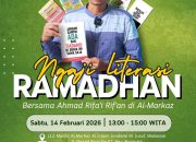 Besok, Ahmad Rifa’i Rif’an Hadir dalam Ngaji Literasi di Al-Markaz Makassar