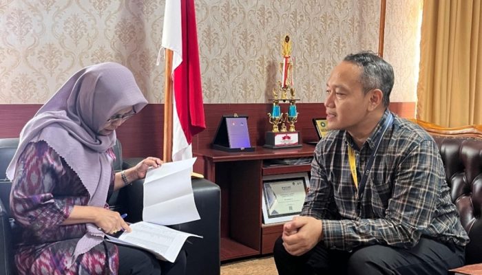 Perkuat Sinergi, KP2KP Pajak Sengkang Komunikasi dan Koordinasi dengan Sekda Wajo