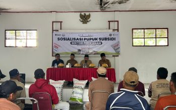 Dinas Perikanan Mateng Sosialisasi Pupuk Subsudi