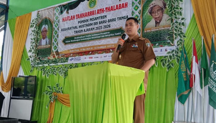 Bupati Pangkep Hadir Dipenamatan Ponpes Asshiratal Mustaqim DDI Baru-Baru Tanga