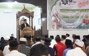 Pemkab Mateng Salat Iduladha di Masjid Baitussa”diah