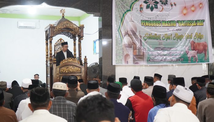 Pemkab Mateng Salat Iduladha di Masjid Baitussa”diah