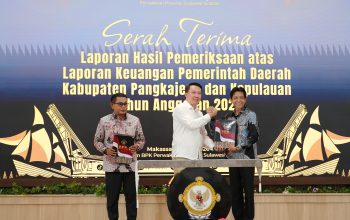 Pemkab Pangkep Kembali Raih Opini Wajar Tanpa Pengecualian