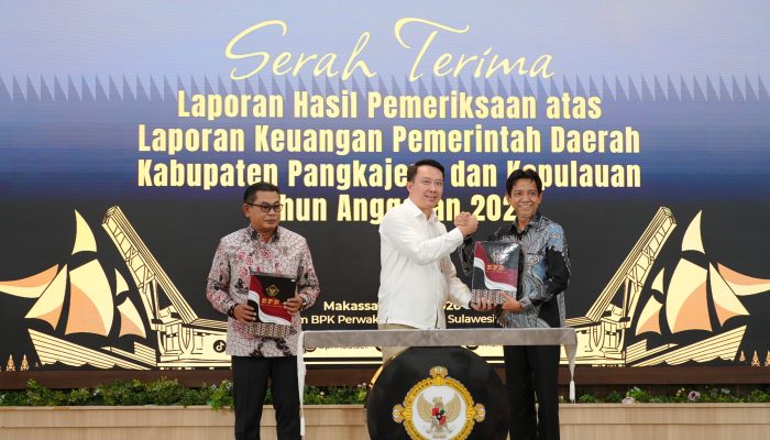 Pemkab Pangkep Kembali Raih Opini Wajar Tanpa Pengecualian