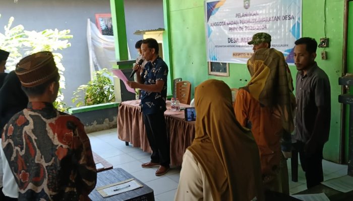 Pelantikan Anggota BPD Desa Alesipitto Periode 2026–2034