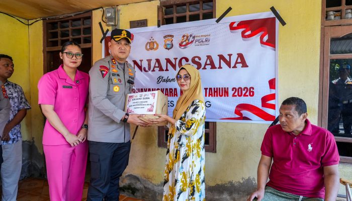 Polres Pinrang Berikan Perhatian Kepada Keluarga Besar Polri
