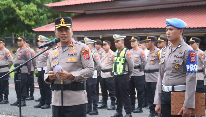 Kenaikan Pangkat 42 Personel Polres Wajo Jadi Momentum Perkuat Pengabdian kepada Masyarakat