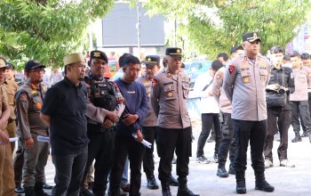 Polres Pinrang Amankan Eksekusi Pengosongan Gedung Mall Sejahtera Pinrang