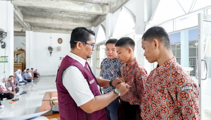 Lebih 400 Siswa Baru SMA N 1 Pinrang Dapat Penyuluhan Bahaya NAPZA 