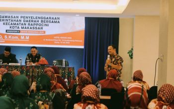 Lurah Kassi-Kassi Bareng Camat Rappocini Sosialisasi Program Pilah Sampah