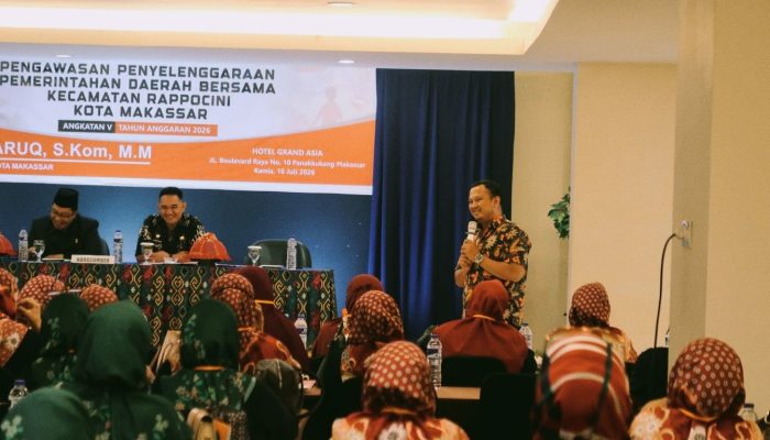Lurah Kassi-Kassi Bareng Camat Rappocini Sosialisasi Program Pilah Sampah