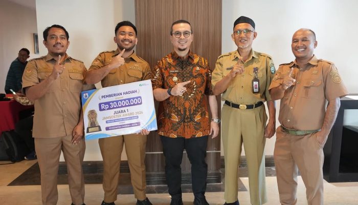 Pemkab Mamuju Tengah Raih Juara I Jamsostek Award 2026 Tingkat Provinsi Sulawesi Barat