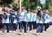 Peringati HUT RI ke-81, K3S Pangkajene Turut Berpartisipasi Lomba Gerak Jalan 