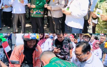Wali Kota Makassar dan Wakil Ketua DPRD Berkampanye di Jalan Raya