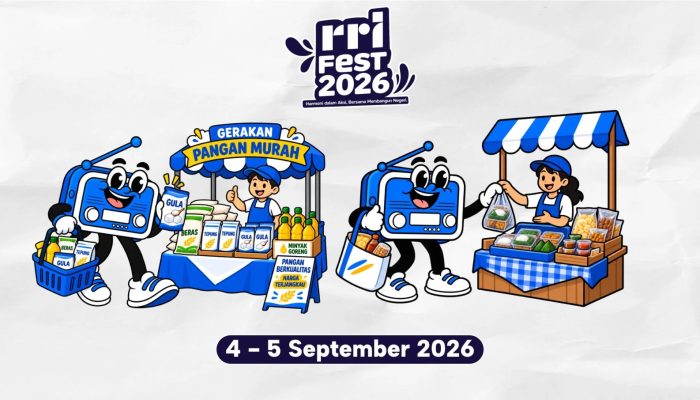 RRI Fest 2026 Makassar Hadirkan Gerakan Pangan Murah dan Bazaar UMKM