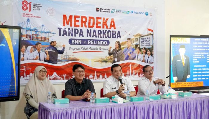 Pelindo Regional 4 Makassar Edukasi Pelajar tentang Bahaya Narkoba
