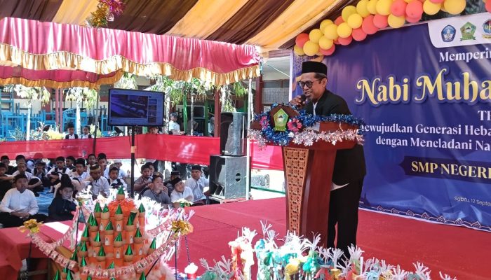 SMP Negeri 1 Labakkang Peringati Maulid Nabi, Dorong Generasi Berakhlakul Karimah