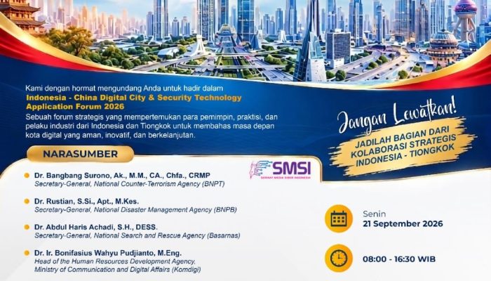 Perkuat Kepercayaan Investor, Indonesia-China Gelar Forum Teknologi Kota Digital