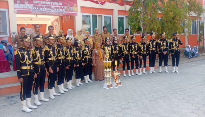 SMAN 1 Wajo Raih Juara Umum Tingkat Provinsi Sulsel, Parade Paskibra Tampil Memukau