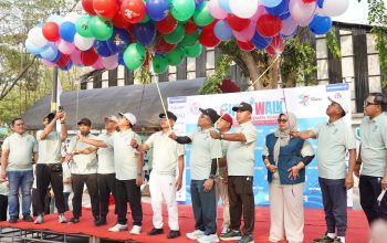 Ribuan Masyarakat dan Ratusan Tenant UMKM Meriahkan Fun Walk HUT ke-58 PT Semen Tonasa