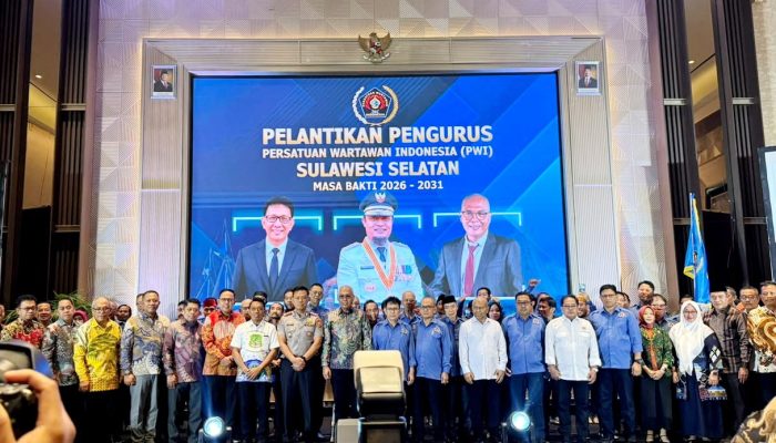 Iwan Sjarifuddin Ucapkan Selamat atas Pelantikan Pengurus PWI Sulsel Periode 2026–2031