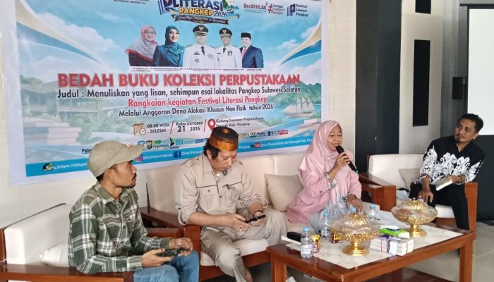 Bedah Buku Festival Literasi Pangkep Tahun 2026