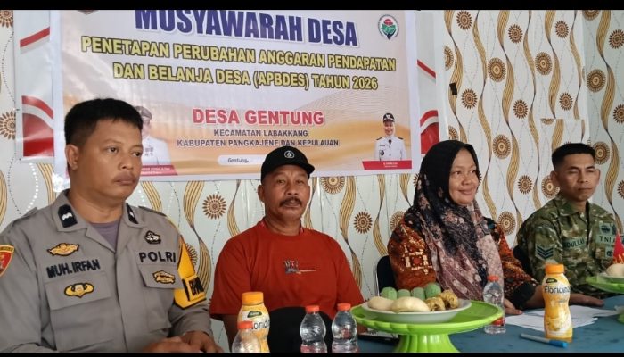 Pemdes Gentung Gelar Tiga Rangkaian Agenda Pertemuan 